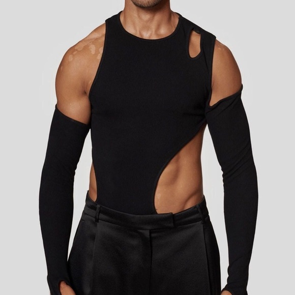 salt murphy Shirts Salt Murphy Fernando Multi Cut Out Bodysuit